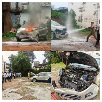धमतरी में खड़ी फोर्ड कार में लगी आग, इंजन समेत अगला हिस्सा जला… धमतरी में खड़ी फोर्ड कार में लगी आग, इंजन समेत अगला हिस्सा जला…