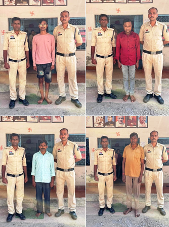 धमतरी में अवैध सट्टे पर पुलिस की कार्रवाई, 4 अलग-अलग मामलों में 4 आरोपी गिरफ्तार… धमतरी में अवैध सट्टे पर पुलिस की कार्रवाई, 4 अलग-अलग मामलों में 4 आरोपी गिरफ्तार…