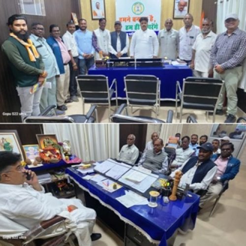 महापौर रामू रोहरा से छत्तीसगढ़ धीवर समाज महासभा के पदाधिकारियों ने की सौजन्य भेंट…