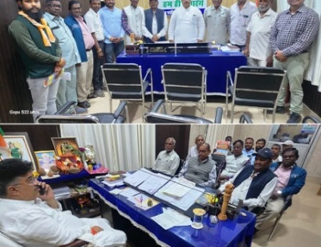 महापौर रामू रोहरा से छत्तीसगढ़ धीवर समाज महासभा के पदाधिकारियों ने की सौजन्य भेंट…