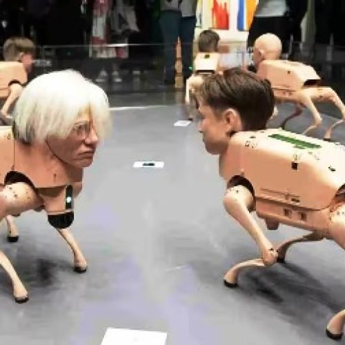 जब Zuckerberg और Elon Musk बने रोबोट डॉग! वायरल वीडियो ने इंटरनेट पर मचा दी हलचल…