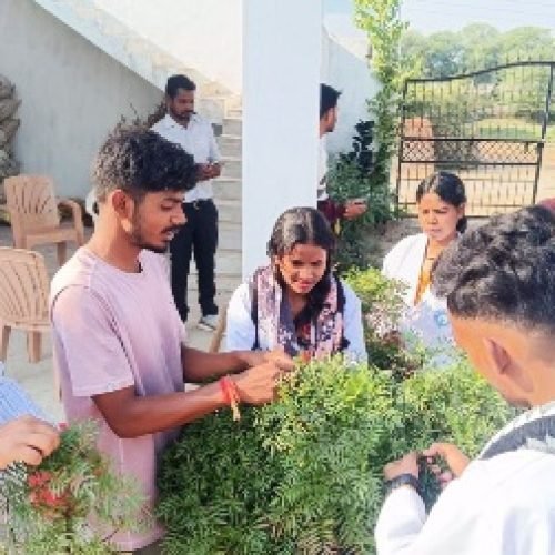 कृषि विद्यार्थियों ने बानगर में दिया प्रशिक्षण…