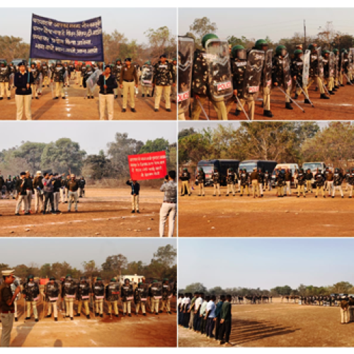 धमतरी पुलिस द्वारा पुलिस लाइन में व्यापक बलवा ड्रिल संपन्न, कानून-व्यवस्था सुदृढ़ करने का अभ्यास…