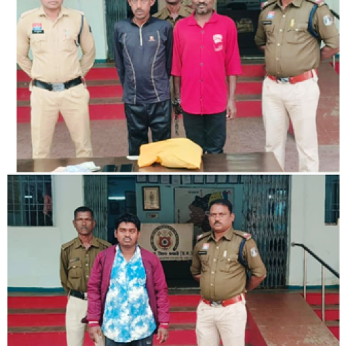 थाना कुरूद की बड़ी कार्रवाई: दो मामलों में 1045 ग्राम गांजा जप्त, तीन आरोपी गिरफ्तार…