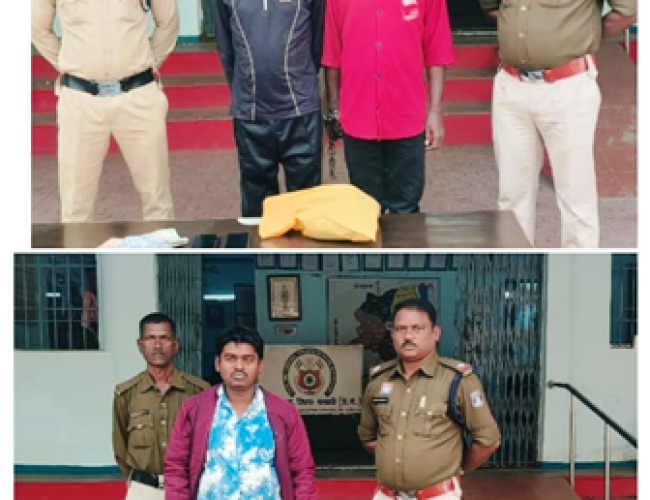 थाना कुरूद की बड़ी कार्रवाई: दो मामलों में 1045 ग्राम गांजा जप्त, तीन आरोपी गिरफ्तार…