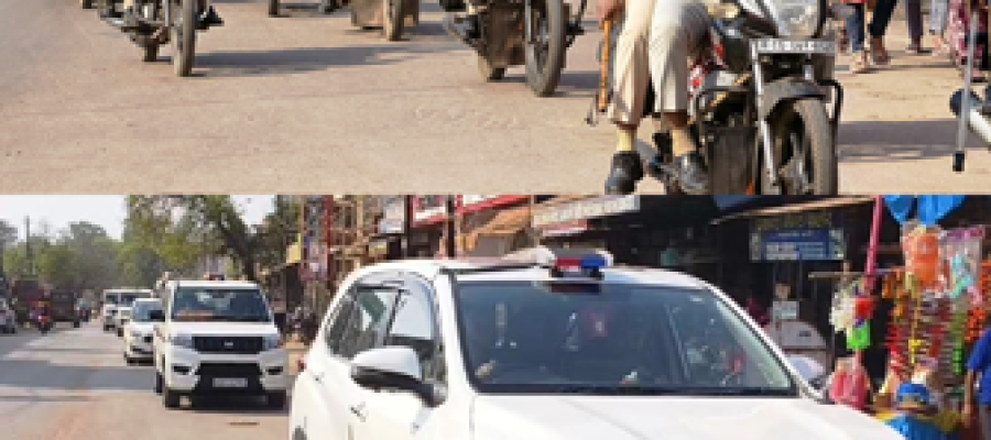 होली पर धमतरी पुलिस का फ्लैग मार्च: असामाजिक तत्वों को कड़ी चेतावनी, आमजन को सुरक्षा का भरोसा…