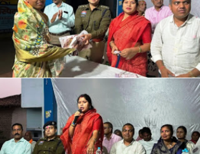 ग्राम बिरेतरा में महिला कमांडो टीम का सम्मान, नशा मुक्त समाज के लिए ग्रामीणों का संकल्प: रंजना साहू