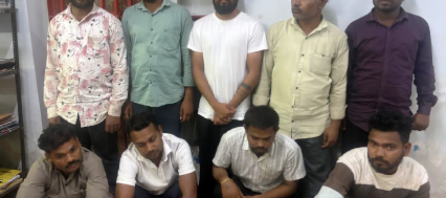 आमदी में जुआ खेलते 9 जुआरी गिरफ्तार, पुलिस ने 58 हजार से अधिक का मशरूका किया जब्त…