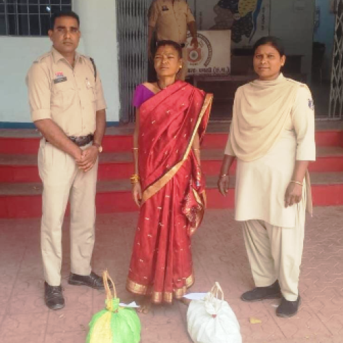 अवैध शराब बिक्री व परिवहन पर धमतरी पुलिस का शिकंजा, 53 पौवा शराब के साथ महिला गिरफ्तार…