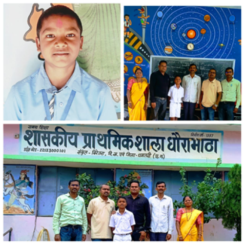 होनहार छात्र सत्यम ठाकुर का नवोदय विद्यालय में चयन, गांव में खुशी की लहर…