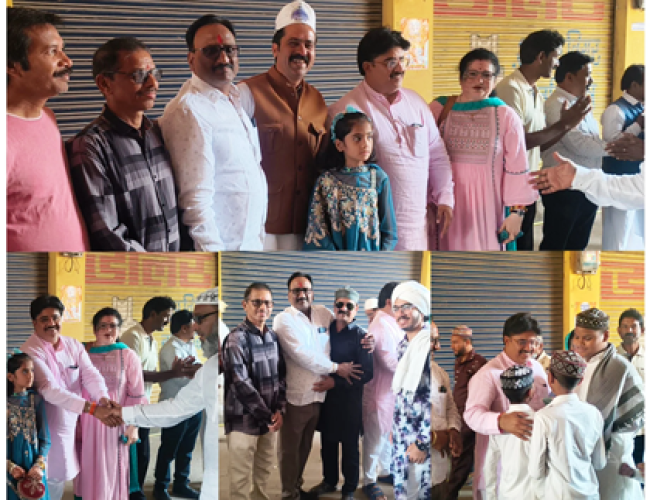 ईद पर धमतरी में दिखी गंगा-जमुनी तहजीब, महापौर रामू रोहरा ने पेश की सौहार्द की मिसाल…