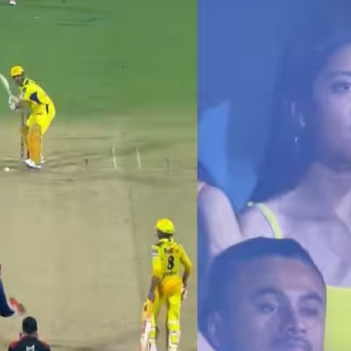 गुस्से से लाल हो गई महिला फैन, एमएस धोनी के विकेट पर रिएक्शन हुआ वायरल; देखें वीडियो…
