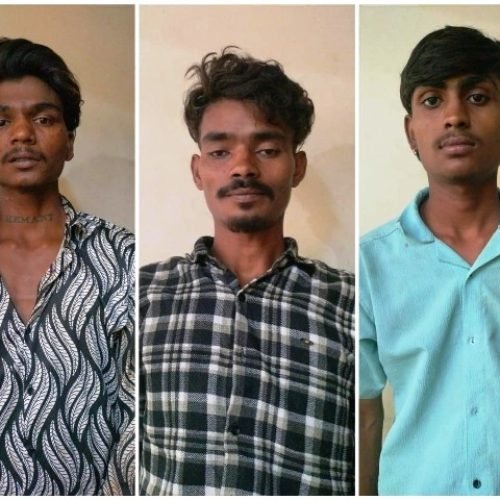 हत्या कर फरार  तीनो आरोपियों को पुलिस ने 12 घंटे के अंदर किया गिरफ्तार…