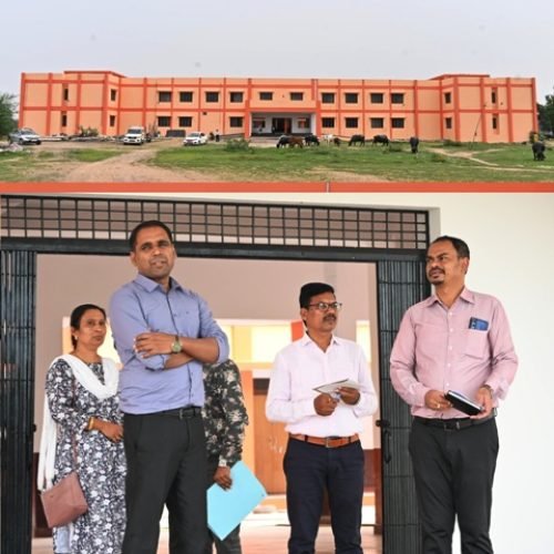 कलेक्टर मिश्रा ने किया निरीक्षण, फिनिशिंग का काम जल्द पूरा करने दिए निर्देश…