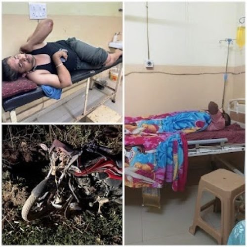 नशे की हालत में कार चालक ने मारी ठोकर, 2 घायल…