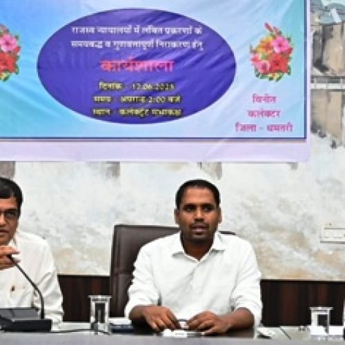 राजस्व मामलों पर एक दिवसीय कार्यशाला संपन्न…