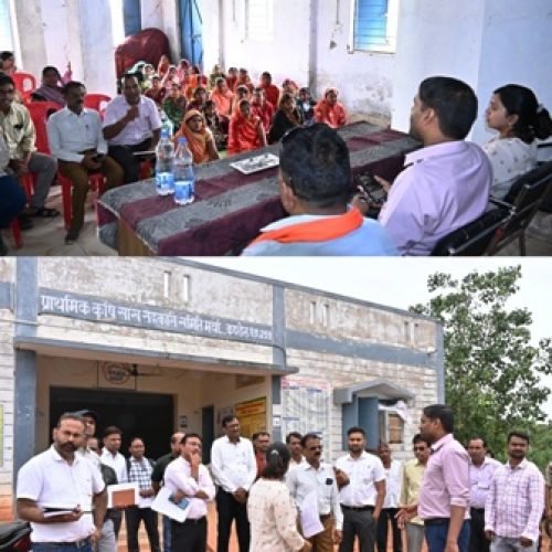 कलेक्टर मिश्रा पहुंचे गौरव ग्राम कण्डेल, बिहान की महिलाओं से की बातचीत…