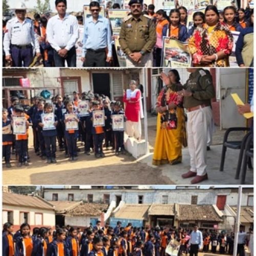 राष्ट्रीय सड़क सुरक्षा माह: धमतरी पुलिस का यातायात जागरूकता अभियान लगातार जारी…