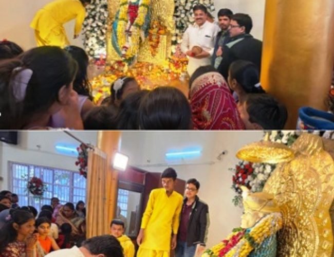 साईं बाबा जयंती पर महापौर रामू रोहरा ने लिया आशीर्वाद…