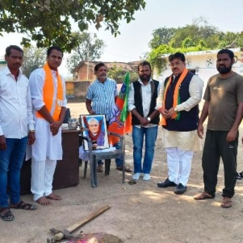 ग्राम हरफतराई में अटल स्मृति का भूमिपूजन…