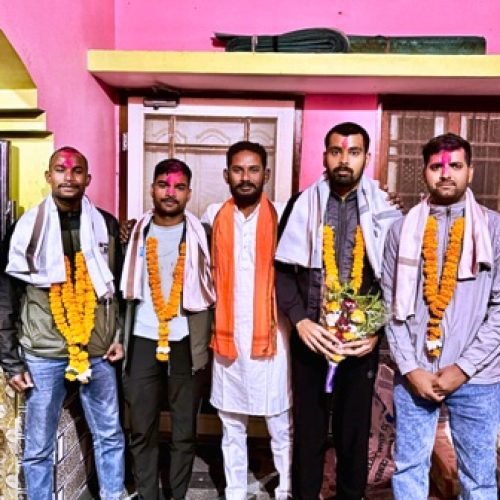 ग्राम मुजगहन के चार युवाओं का भारतीय सुरक्षा बलों में चयन, गांव में खुशी का माहौल…