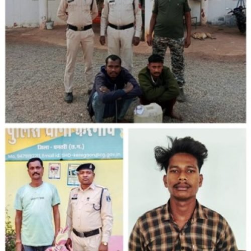 धमतरी पुलिस का नशे के खिलाफ अभियान, तीन थाना क्षेत्रों में कार्रवाई…