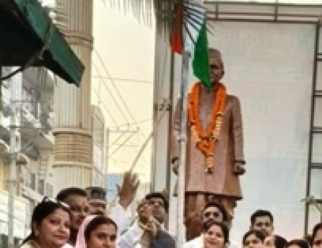 घड़ी चौक में भाजयुमो का गरिमामय गणतंत्र दिवस समारोह…