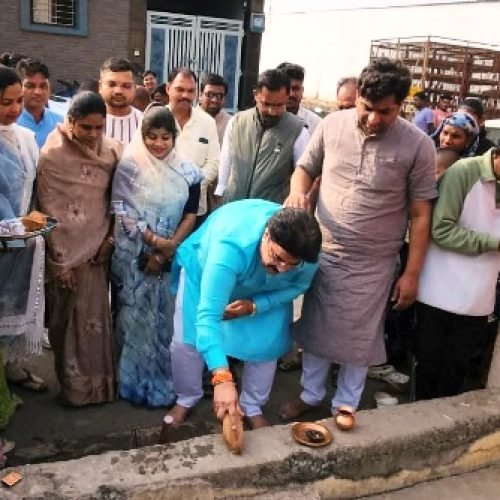 धमतरी: साल्हेवार पारा में 23.50 लाख की नाली निर्माण का भूमिपूजन…