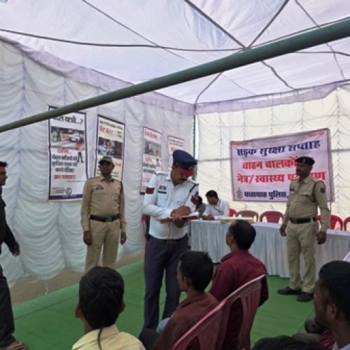 राष्ट्रीय सड़क सुरक्षा माह: धमतरी में वाहन चालकों का निःशुल्क नेत्र परीक्षण शिविर…