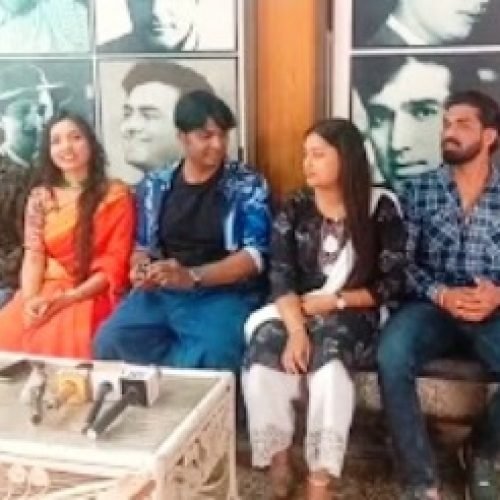 छत्तीसगढ़ी संस्कृति पर आधारित फिल्म ‘तैं मोला मोहनी मार दिये रे’ का धमतरी में प्रमोशन…