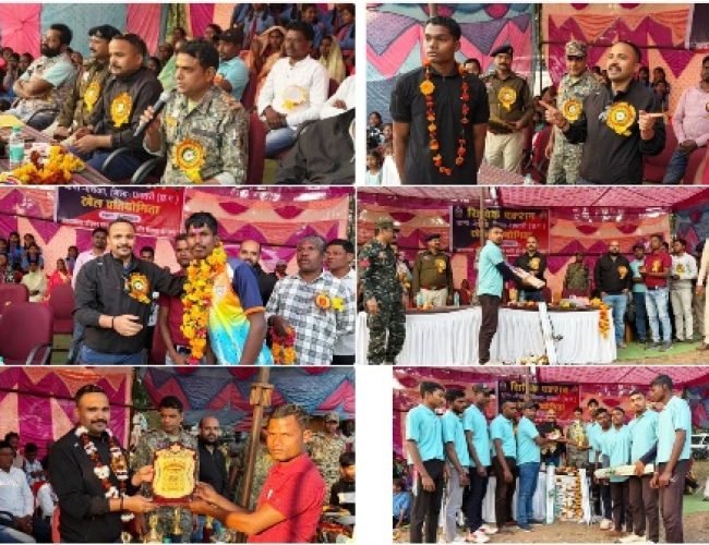 एसपी धमतरी स्वयं पहुंचे सुदूर ग्राम बेलर बाहरा – नक्सल सरेंडर नीति एवं मुख्यधारा से जुड़ने का दिया संदेश…