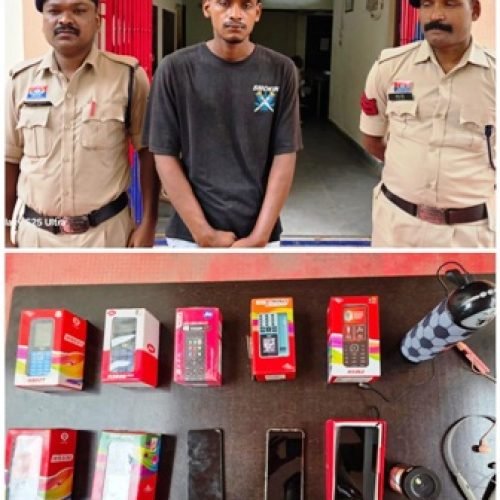 धमतरी बस स्टैंड मोबाइल शॉप चोरी का पुलिस ने किया खुलासा, दोनों आरोपी गिरफ्तार, संपूर्ण चोरी गई संपत्ति बरामद