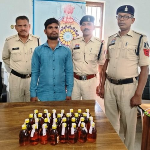 धमतरी पुलिस की बड़ी कार्रवाई: अवैध शराब के साथ युवक गिरफ्तार, 63,300 रुपए की सामग्री जब्त…