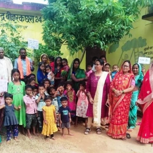 आंगनबाड़ियों में दिख रहा बदलाव…
