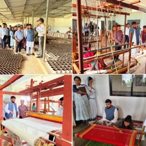 धमतरी में ग्रामोद्योग गतिविधियों का निरीक्षण कर बोर्ड अध्यक्ष ने की सराहना — हर ग्राम पंचायत में नई इकाइयों की स्थापना पर जोर