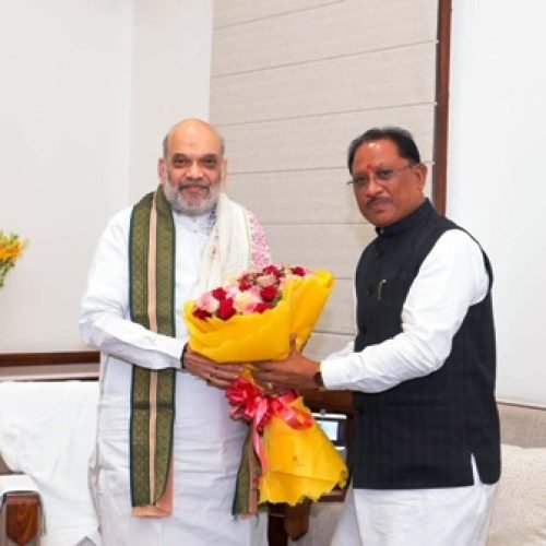 मुख्यमंत्री विष्णुदेव साय ने अमित शाह से की मुलाकात, नक्सल उन्मूलन अभियानों की दी जानकारी…