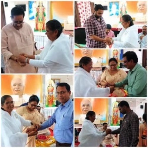 प्रजापिता ब्रम्हकुमारी में मीडियाकर्मियों को रक्षा सूत्र बांधकर लिया संकल्प पत्र…