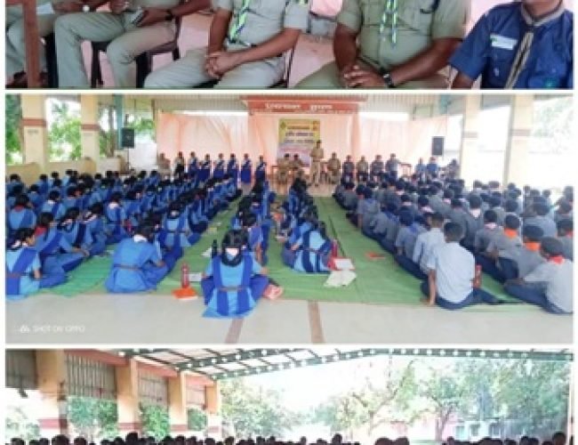 धमतरी पुलिस की जनजागरूकता पहल: स्काउट गाइड कैंप में बच्चों को दी साइबर सुरक्षा, नशा मुक्ति और कानून की जानकारी…
