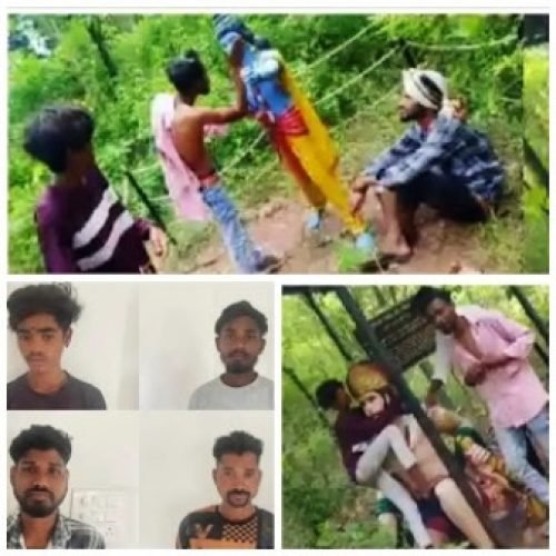 कांकेर में भगवान राम और हनुमान की मूर्ति से छेड़छाड़, वीडियो वायरल – पांच आरोपी गिरफ्तार, एक नाबालिग शामिल…