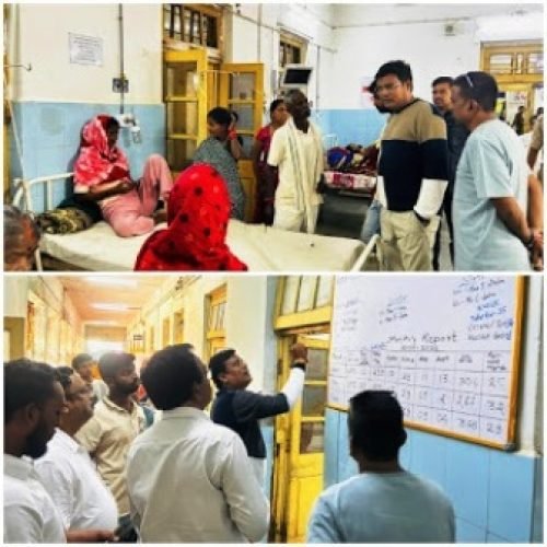 विधायक ओंकार साहू का जिला अस्पताल निरीक्षण: लापरवाही, गंदगी और भ्रष्टाचार पर जताई सख्त नाराज़गी…