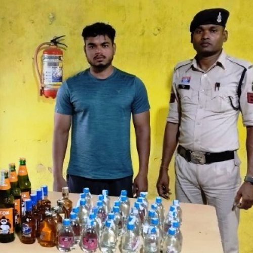 ढाबा में अवैध शराब बिक्री करते पकड़ा गया संचालक, पुलिस ने किया गिरफ्तार…