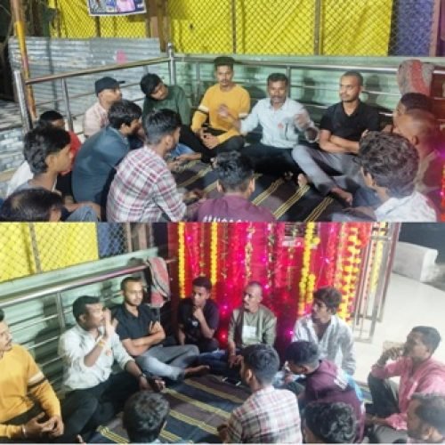 धमतरी: हिन्दू जागरण मंच ने युवाओं को किया जागरूक, नशे व अपराध से दूर रहने का दिया संदेश…