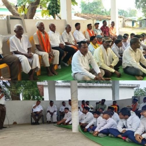 मोगरागहन (डूबान) में संघ का पहली बार प्रवेश, शताब्दी वर्ष पर मना विजयादशमी उत्सव…