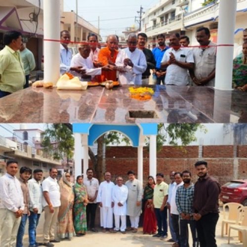 अम्बेडकर वार्ड में नव-निर्मित गौरा चौरा का लोकार्पण…