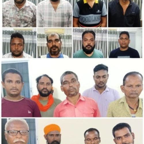 सिटी कोतवाली पुलिस की ताबड़तोड़ कार्रवाई: तीन जगहों पर एक साथ छापेमारी, 17 जुआरी गिरफ्तार…