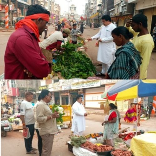 दीपावली पर महापौर ने बाटीं खुशियां….