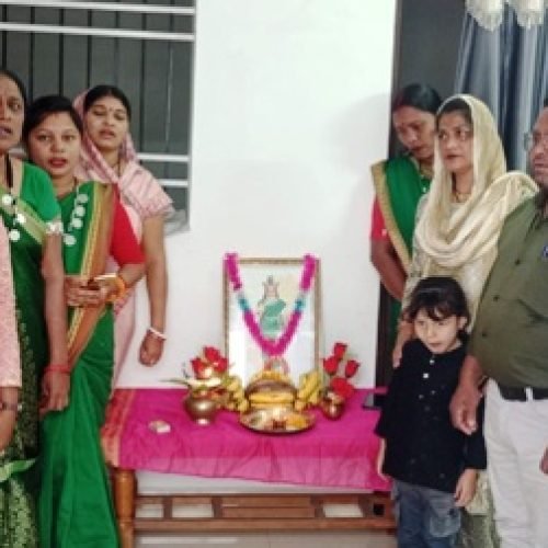 मा छत्तीसगढ़ महतारी की पूजा-अर्चना व दीप प्रज्वलन कार्यक्रम संपन्न…