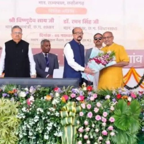 ‘छत्तीसगढ़ में विकास और विश्वास ने भय और हिंसा का स्थान लिया’ – उपराष्ट्रपति सी.पी. राधाकृष्णन…