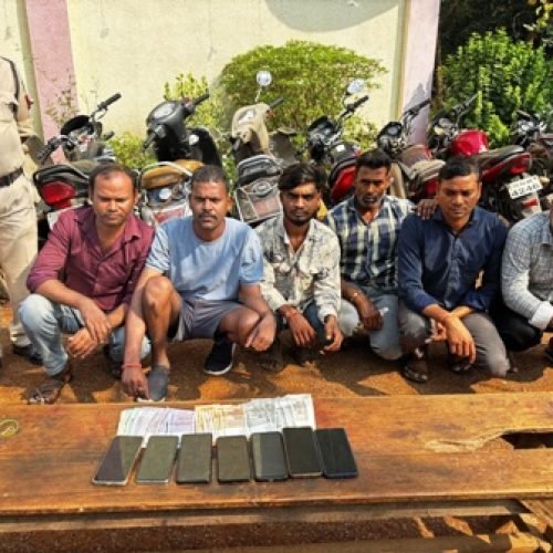 धमतरी पुलिस की एक और कार्रवाई — रूद्री थाना ने जुआ खेलते 06 जुआरियों को रंगे हाथ पकड़ा…