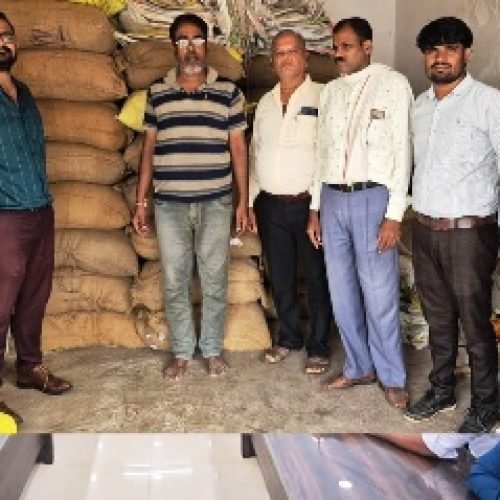 अवैध धान भंडारण पर उड़नदस्ता दल की कार्रवाई…